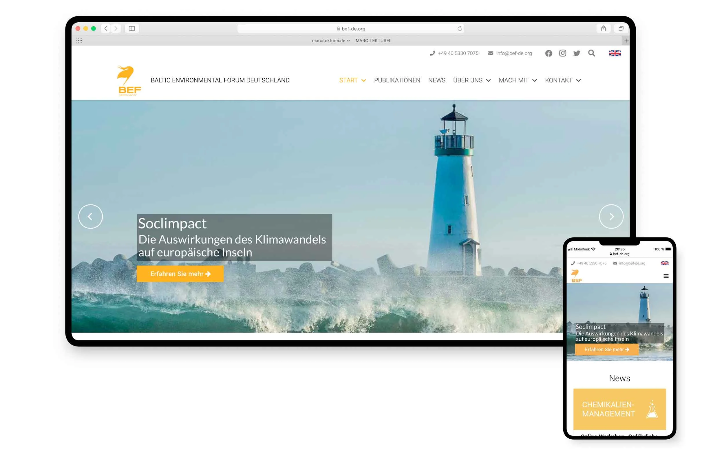 MARCITEKTUREI webdesign - Hamburg