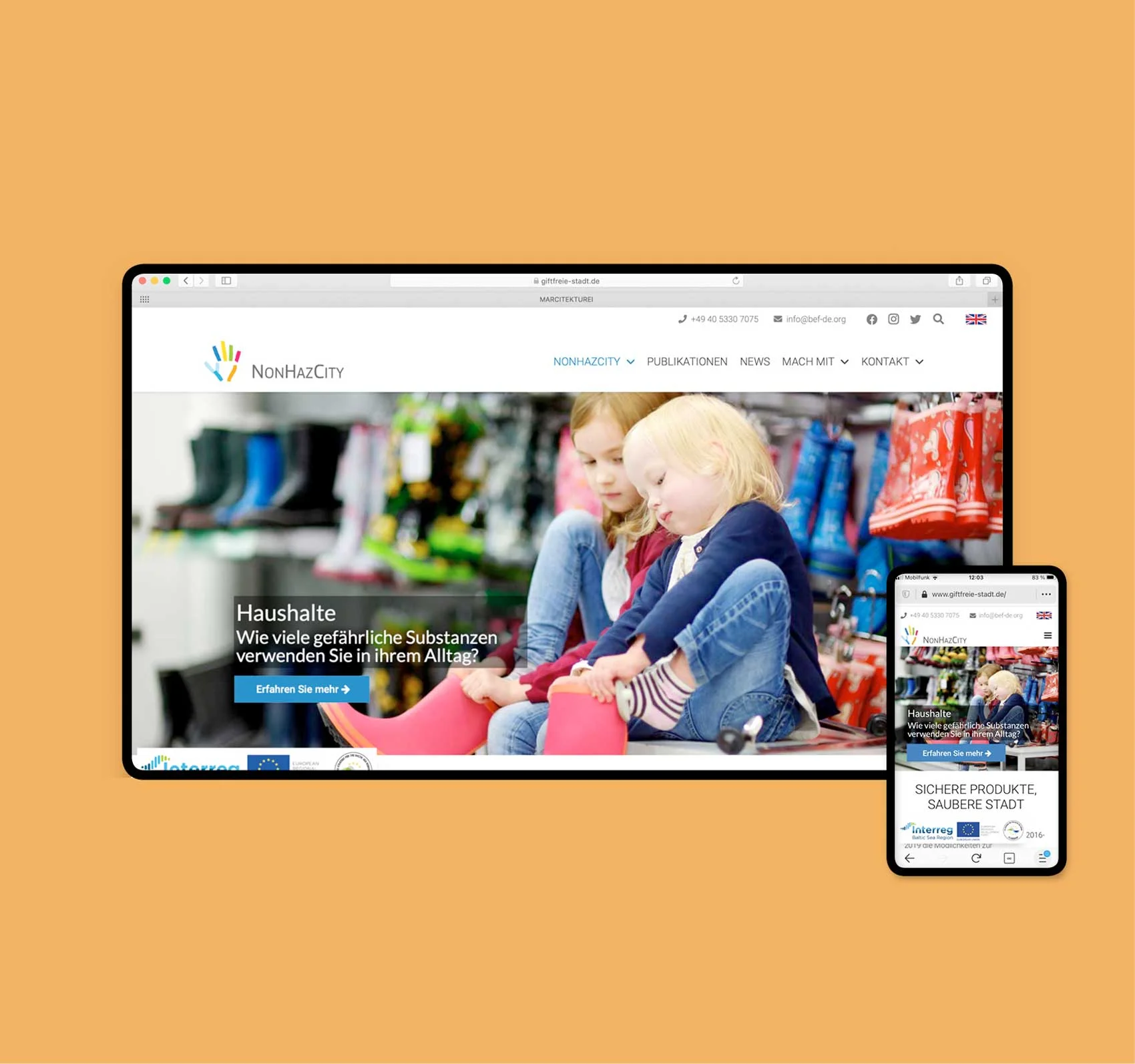 Referenz www.giftfreie-stadt.de | Webdesigner aus Hamburg