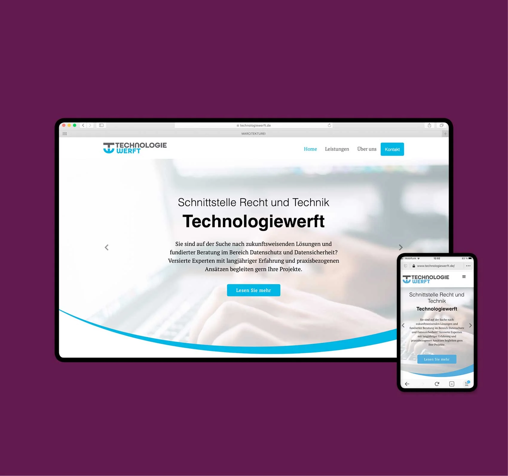 Referenz www.technologiewerft.de | Webdesigner aus Hamburg