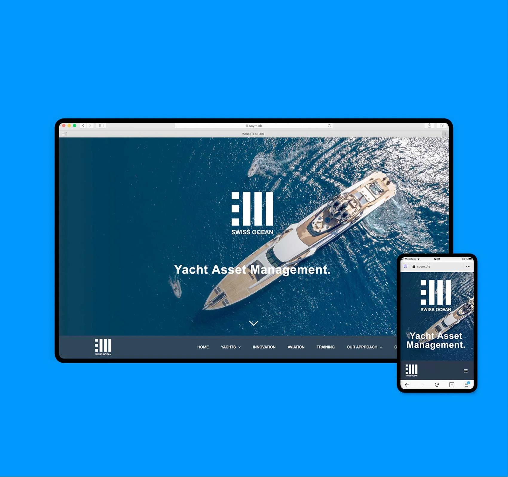 Support for www.soym.ch | Webdesigner aus Hamburg